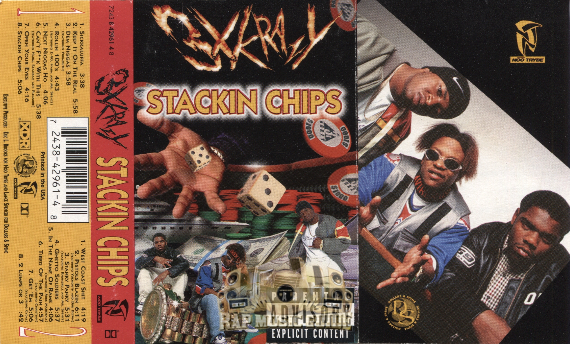 3x krazy stackin chips